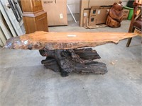 Decorative wooden table