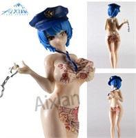 ANIME MANGA JAPAN SEXY POLICE GIRL FIGURE 9" TALL