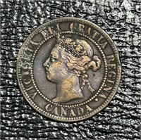 Canada 1896 One Cent Penny