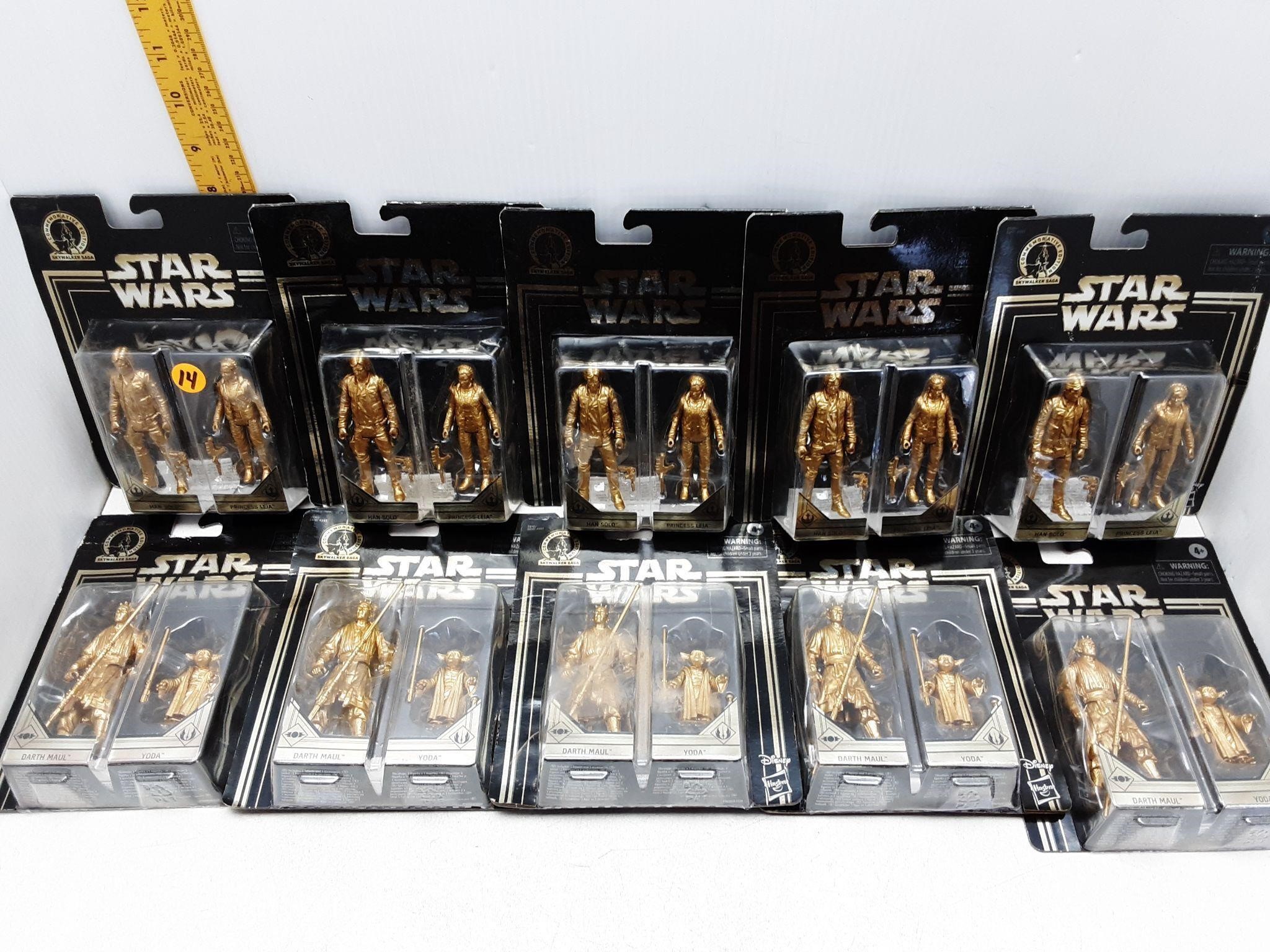 10 STAR WARS GOLDEN FIGURES 2019