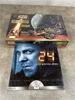 Star Wars action board game and 24 DVD board