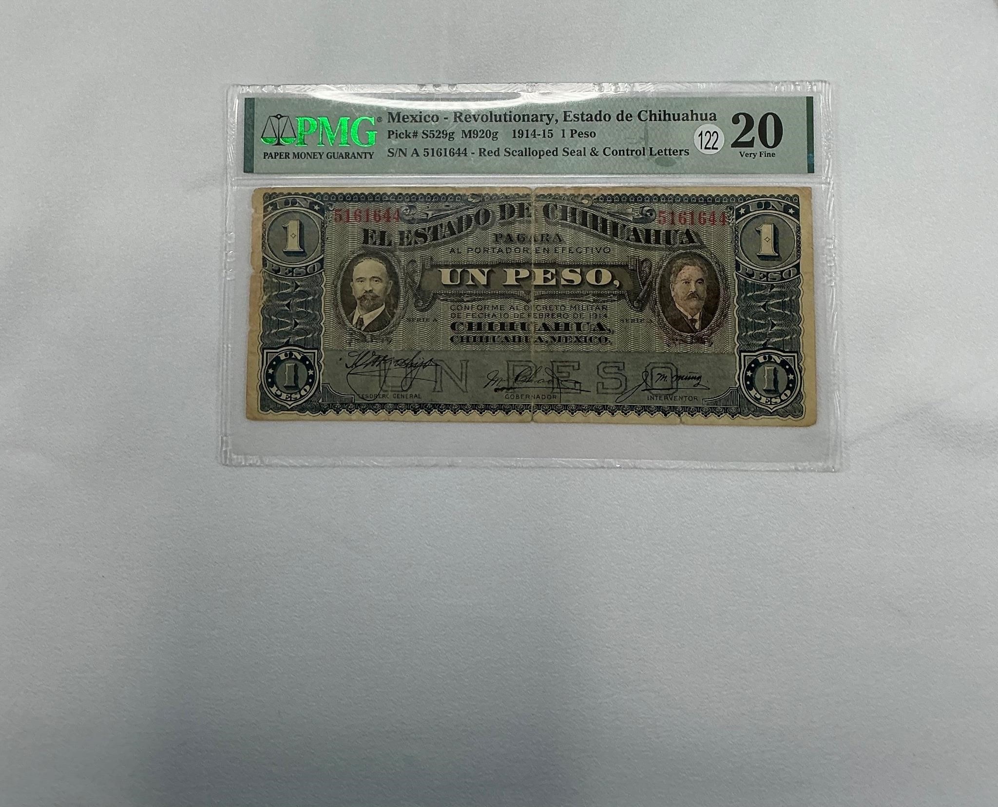 1914-15 1 Peso