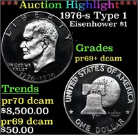 Proof ***Auction Highlight*** 1976-s Type 1 Eisenh