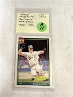 Sports Card Unc-Mark McGwire Oakland