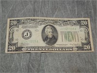 1934 $20 Federal Reserve Note - UNCOMMON