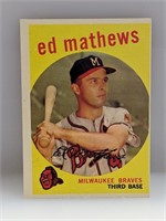 1959 Topps #450 Eddie Mathews HOF Braves