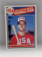 1985 Topps Mark McGwire US Baseball Team RC #401