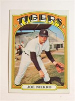VINTAGE 1972 TOPPS BASEBALL CARD JOE NIEKRO #216
