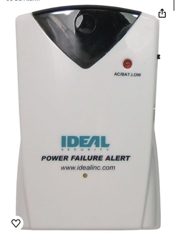 Ideal Security Inc. SK640 Wireless Power Failure