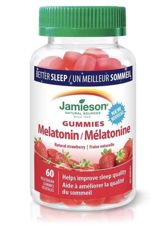 Melatonin 2.5 mg Gummies - Natural Strawberry