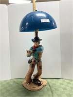 Chaulk Cowboy Table Lamp