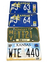1973 Kansas Truck License Plate, 1981 Kansas