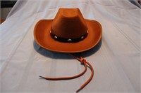 Brown cowboy hat