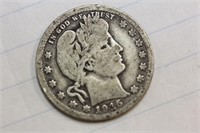 1915 Barber Silver Quarter