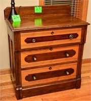 Three drawer side night stand - great shape