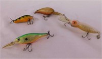 4 fishing lures: Bill Lewis - Daiww - & more