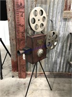 Movie projector art piece