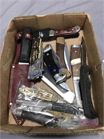 Assorted pocket knives