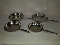 Set of Stainless on Aluminum Core Cookware