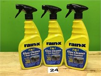 Rain-X 2 in 1 Glass Cleaner lot of 3