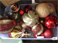 Tote of Oversized Ornaments