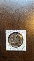 Canada silver dollar 1985