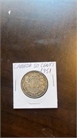 Canada 50 cent piece 1951