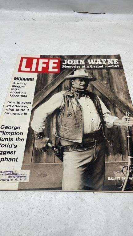 Life John Wayne 1972 Magazine