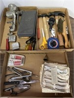 Assorted Tools: Hammers, Screwdrivers,
