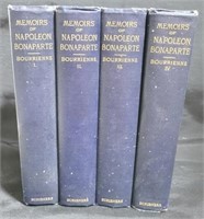 4-Volume Set of Memoirs of Napolean Bonaparte