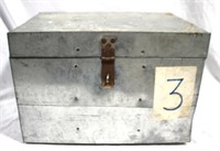 Metal Storage Box 18.5" x 12.85" x 12.5"