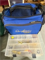 CABELAS TACKLE BAG WITH LURES