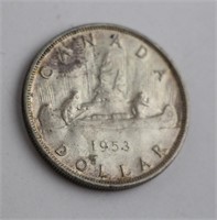 CANADIAN 1953 SILVER DOLLAR