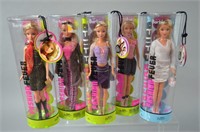 5pc Fashion Fever Barbie Dolls NIP