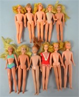 11pc Vtg Barbie Skipper Doll Lot