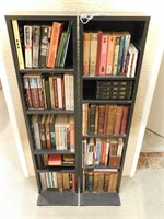 P729- 2 Shelves Full Of Books And Unit
