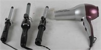 Hair Dryer & Curling Irons