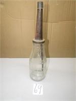 HANDY OILER BOTTLE W/ SPOUT NOV. 28 1922 DANVILLE