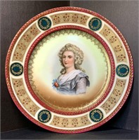 Austria Queen Hortense Portrait Plate