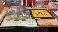 Signed The Open Banner, Golf Poster