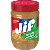 Sealed- Jif Creamy Peanut Butter