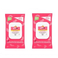 2 Pack Yes To Grapefruit Rejuvenating Face Wipes