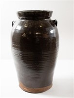 Signed South Carolina Stoneware Storage Jar