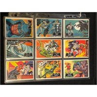 (23) 1966 Topps Batman Cards Crease Free