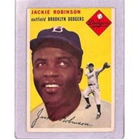 1954 Topps Jackie Robinson Crease Free Centered