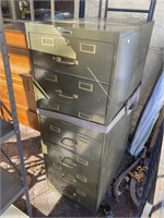 Industrial metal medical cabinet.