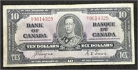 Canada 1937 Ten Dollar Bill!