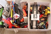 (2) Boxes of Misc. Toys (Car Tracks, Figures &