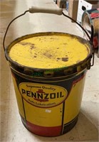 Vintage Pennzoil lubrication can with lid(1373)