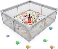 Palopalo Baby Playpen, 50''x50'' Extra Large Playh